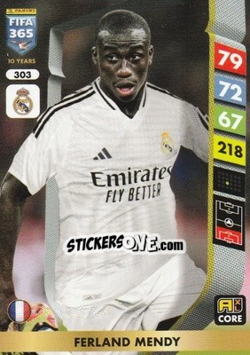 Sticker Ferland Mendy - FIFA 365: 2024-2025. Adrenalyn XL
 n. 303 - Panini