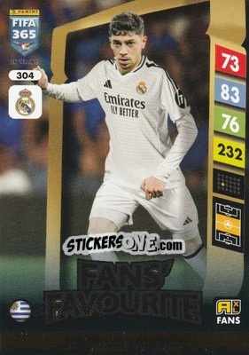 Sticker Federico Valverde - FIFA 365: 2024-2025. Adrenalyn XL
 n. 304 - Panini