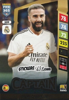 Sticker Dani Carvajal - FIFA 365: 2024-2025. Adrenalyn XL
 n. 309 - Panini