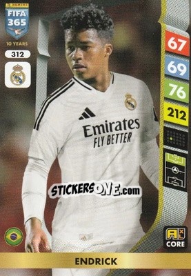 Figurina Endrick - FIFA 365: 2024-2025. Adrenalyn XL
 n. 312 - Panini