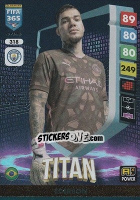 Figurina Ederson - FIFA 365: 2024-2025. Adrenalyn XL
 n. 318 - Panini