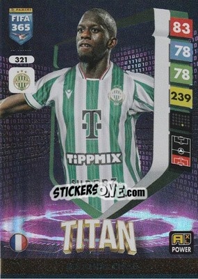 Cromo Ibrahim Cissé - FIFA 365: 2024-2025. Adrenalyn XL
 n. 321 - Panini