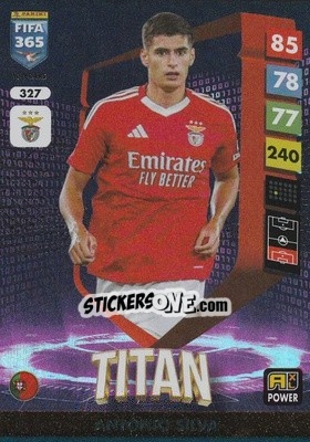 Cromo António Silva - FIFA 365: 2024-2025. Adrenalyn XL
 n. 327 - Panini