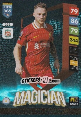 Cromo Alexis Mac Allister - FIFA 365: 2024-2025. Adrenalyn XL
 n. 333 - Panini