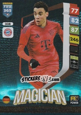 Cromo Jamal Musiala - FIFA 365: 2024-2025. Adrenalyn XL
 n. 338 - Panini