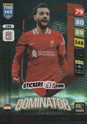 Cromo Mohamed Salah - FIFA 365: 2024-2025. Adrenalyn XL
 n. 348 - Panini