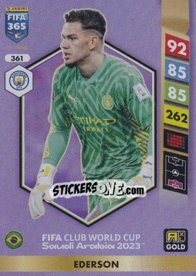 Figurina Ederson - FIFA 365: 2024-2025. Adrenalyn XL
 n. 361 - Panini