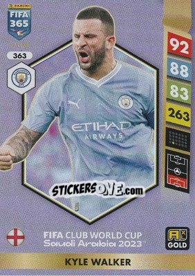 Sticker Kyle Walker - FIFA 365: 2024-2025. Adrenalyn XL
 n. 363 - Panini