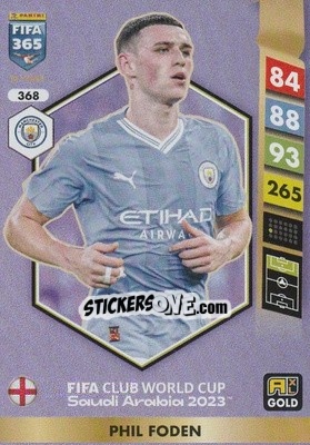 Cromo Phil Foden - FIFA 365: 2024-2025. Adrenalyn XL
 n. 368 - Panini
