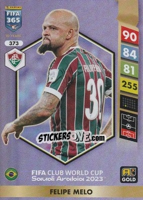Figurina Felipe Melo - FIFA 365: 2024-2025. Adrenalyn XL
 n. 373 - Panini