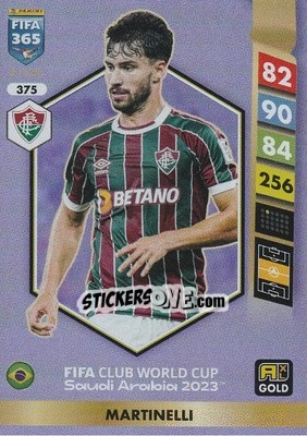 Figurina Martinelli - FIFA 365: 2024-2025. Adrenalyn XL
 n. 375 - Panini