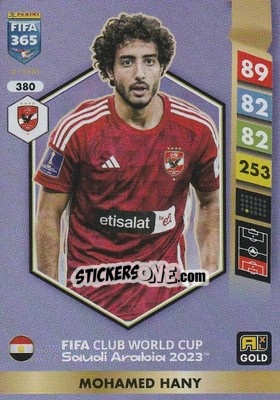 Sticker Mohamed Hany - FIFA 365: 2024-2025. Adrenalyn XL
 n. 380 - Panini