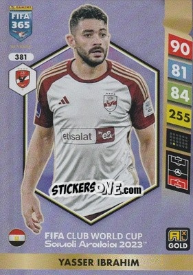 Sticker Yasser Ibrahim - FIFA 365: 2024-2025. Adrenalyn XL
 n. 381 - Panini