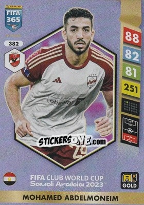 Sticker Mohamed Abdelmoneim - FIFA 365: 2024-2025. Adrenalyn XL
 n. 382 - Panini