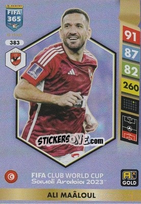Sticker Ali Maâloul - FIFA 365: 2024-2025. Adrenalyn XL
 n. 383 - Panini