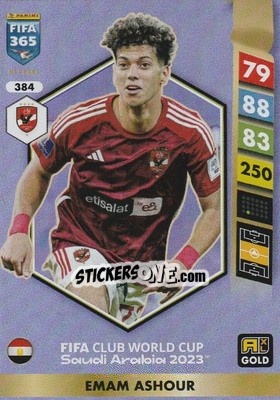Sticker Emam Ashour - FIFA 365: 2024-2025. Adrenalyn XL
 n. 384 - Panini