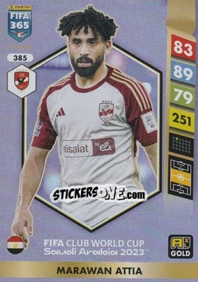 Sticker Marawan Attia - FIFA 365: 2024-2025. Adrenalyn XL
 n. 385 - Panini