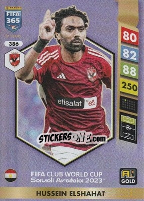 Sticker Hussein Elshahat - FIFA 365: 2024-2025. Adrenalyn XL
 n. 386 - Panini