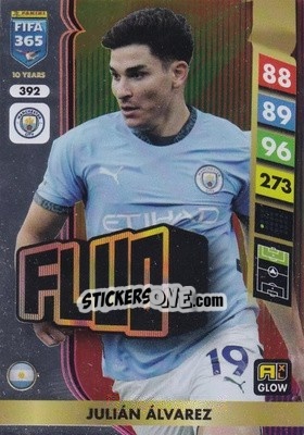 Cromo Julian Álvarez - FIFA 365: 2024-2025. Adrenalyn XL
 n. 392 - Panini