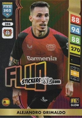 Figurina Álejandro Grimaldo - FIFA 365: 2024-2025. Adrenalyn XL
 n. 394 - Panini