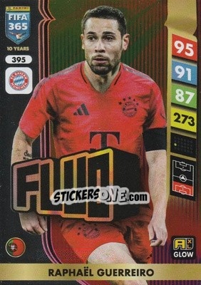 Figurina Raphaël Guerreiro - FIFA 365: 2024-2025. Adrenalyn XL
 n. 395 - Panini