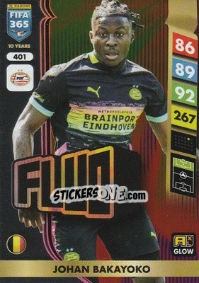 Cromo Johan Bakayoko - FIFA 365: 2024-2025. Adrenalyn XL
 n. 401 - Panini