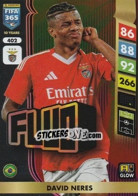 Figurina David Neres - FIFA 365: 2024-2025. Adrenalyn XL
 n. 402 - Panini
