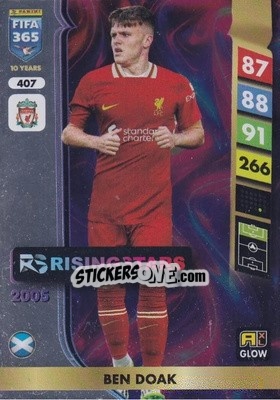 Figurina Ben Doak - FIFA 365: 2024-2025. Adrenalyn XL
 n. 407 - Panini