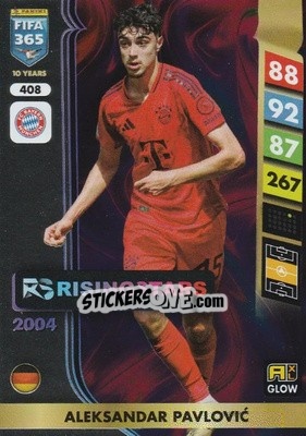 Cromo Aleksandar Pavlović - FIFA 365: 2024-2025. Adrenalyn XL
 n. 408 - Panini