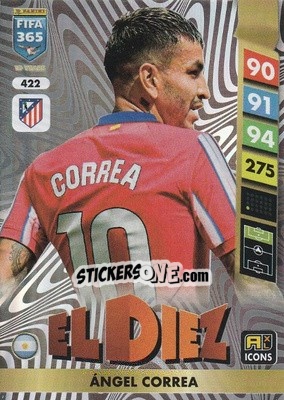 Figurina Ángel Correa - FIFA 365: 2024-2025. Adrenalyn XL
 n. 422 - Panini