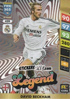 Sticker David Beckham - FIFA 365: 2024-2025. Adrenalyn XL
 n. 429 - Panini