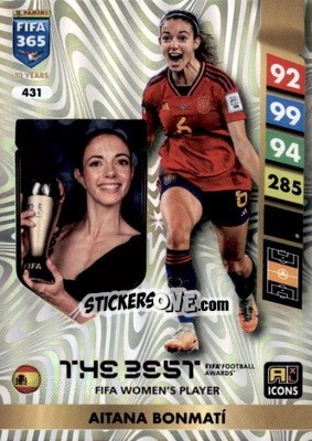 Cromo Aitana Bonmati - FIFA 365: 2024-2025. Adrenalyn XL
 n. 431 - Panini