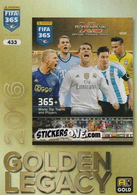 Figurina Panini FIFA 365 2016 - FIFA 365: 2024-2025. Adrenalyn XL
 n. 433 - Panini