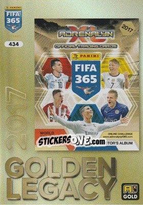 Figurina Panini FIFA 365 2017 - FIFA 365: 2024-2025. Adrenalyn XL
 n. 434 - Panini