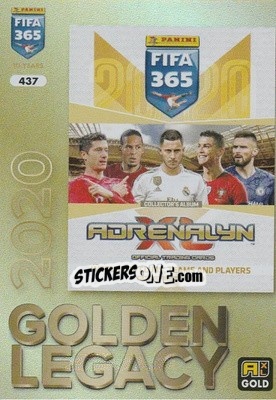 Figurina Panini FIFA 365 2020 - FIFA 365: 2024-2025. Adrenalyn XL
 n. 437 - Panini