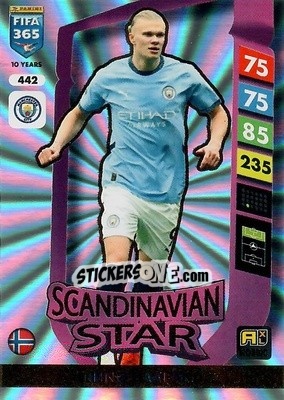 Cromo Erling Haaland - FIFA 365: 2024-2025. Adrenalyn XL
 n. 442 - Panini