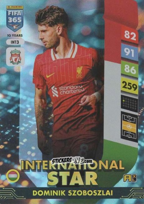 Figurina Dominik Szoboszlai - FIFA 365: 2024-2025. Adrenalyn XL
 n. INT3 - Panini