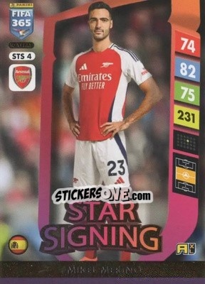 Sticker Mikel Merino - FIFA 365: 2024-2025. Adrenalyn XL
 n. STS4 - Panini