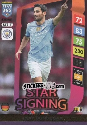 Figurina İlkay Gündoğan - FIFA 365: 2024-2025. Adrenalyn XL
 n. STS7 - Panini