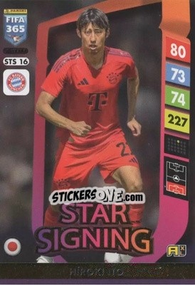 Cromo Hiroki Ito - FIFA 365: 2024-2025. Adrenalyn XL
 n. STS16 - Panini