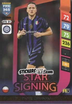Cromo Piotr Zieliński - FIFA 365: 2024-2025. Adrenalyn XL
 n. STS21 - Panini