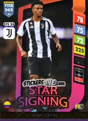 Sticker Juan Cabal - FIFA 365: 2024-2025. Adrenalyn XL
 n. STS24 - Panini