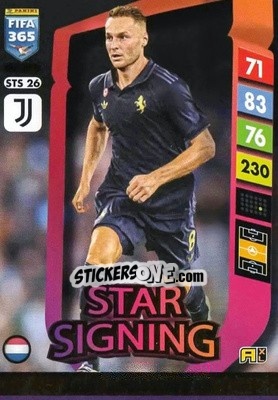Figurina Teun Koopmeiners - FIFA 365: 2024-2025. Adrenalyn XL
 n. STS26 - Panini