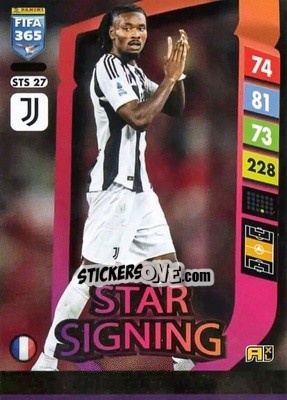 Cromo Khéphren Thuram - FIFA 365: 2024-2025. Adrenalyn XL
 n. STS27 - Panini