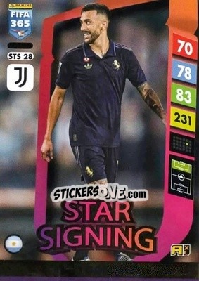 Sticker Nico González - FIFA 365: 2024-2025. Adrenalyn XL
 n. STS28 - Panini