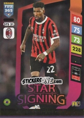 Sticker Emerson Royal - FIFA 365: 2024-2025. Adrenalyn XL
 n. STS31 - Panini