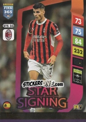 Figurina Álvaro Morata - FIFA 365: 2024-2025. Adrenalyn XL
 n. STS33 - Panini