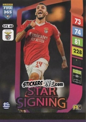 Cromo Vangelis Pavlidis - FIFA 365: 2024-2025. Adrenalyn XL
 n. STS40 - Panini