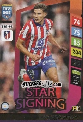 Cromo Julián Alvarez - FIFA 365: 2024-2025. Adrenalyn XL
 n. STS44 - Panini