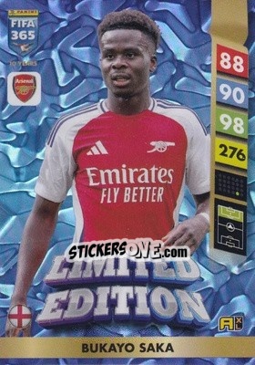 Figurina Bukayo Saka - FIFA 365: 2024-2025. Adrenalyn XL
 n. LE3 - Panini
